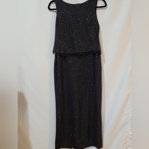 Social Circles Vintage Sparkling Evening Dress - Size 6P - Picture 3 of 11